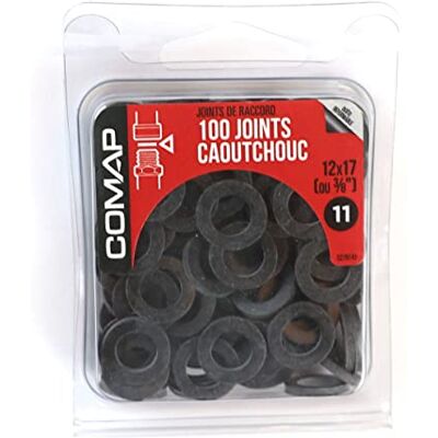 COMAP - Joints 12x17 - Caoutchouc - 90°C - Seal - Publicité COMAP - Joints 12x17 - Caoutchouc - 90°C - Seal - Publicité