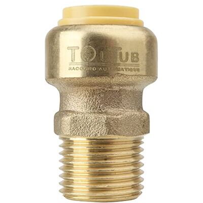 Toutub Laiton 12x17 Raccord Mâle - Raccord Fitting - Publicité Toutub Laiton 12x17 Raccord Mâle - Raccord Fitting - Publicité