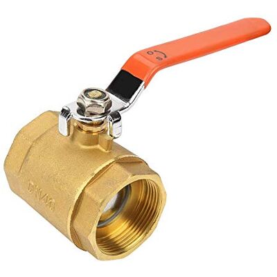 Walfront Robinet à Boisseau sphérique DN40, Laiton Anti-Rouille Raccord fileté femelle, montage simplifié, format compact, faible perte de charge, pour eau et gaz domestiques - Publicité Walfront Robinet à Boisseau sphérique DN40, Laiton Anti-Rouille Raccord fileté femelle, montage simplifié, format compact, faible perte de charge, pour eau et gaz domestiques - Publicité