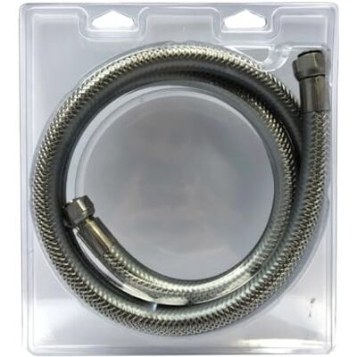 Euroflex Flexible Inox butane-propane à jonction tournante indémontable VISSINOX + LG.1,50M - Publicité Euroflex Flexible Inox butane-propane à jonction tournante indémontable VISSINOX + LG.1,50M - Publicité