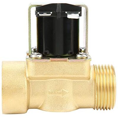 Walfront Électrovanne magnétique DN20 G3 / 4 en laiton 12 V CC - Publicité Walfront Électrovanne magnétique DN20 G3 / 4 en laiton 12 V CC - Publicité