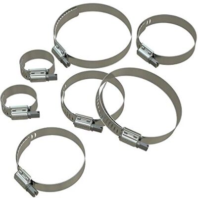 AUPROTEC Collier de Serrage à vis BREEZE en acier inoxydable V2A W4 DIN 3017 choix: 20-32 mm, 2 pièces - Publicité AUPROTEC Collier de Serrage à vis BREEZE en acier inoxydable V2A W4 DIN 3017 choix: 20-32 mm, 2 pièces - Publicité