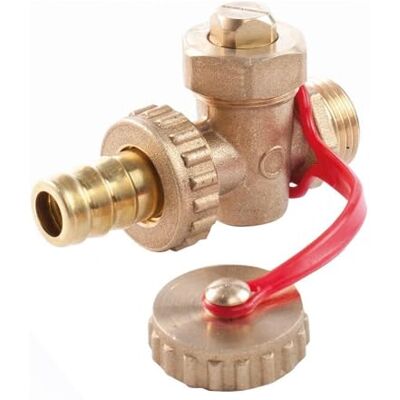 Schläfer 704411 Robinet d'échappement HS Valve à bille filetage mâle 1/2" DN15, Pn16 avec porte-caoutchouc et bouchon, laiton jaune, raccord en laiton. Publicité Schläfer 704411 Robinet d'échappement HS Valve à bille filetage mâle 1/2" DN15, Pn16 avec porte-caoutchouc et bouchon, laiton jaune, raccord en laiton. Publicité