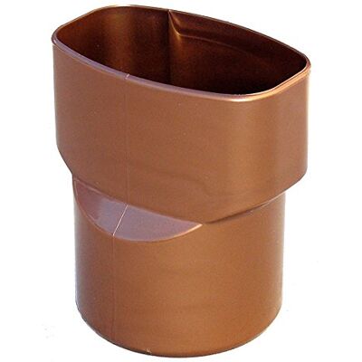 First Plast Gouttière PVC carrée BEST Manchon PVC M Ø80 F 92x57 pour tube BEST effet cuivre - - Publicité First Plast Gouttière PVC carrée BEST Manchon PVC M Ø80 F 92x57 pour tube BEST effet cuivre - - Publicité