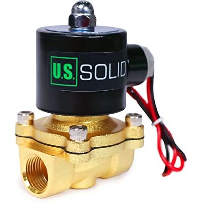 U.S. Solid Électrovanne 1/2" – Alliage de zinc, 12V DC, joint NBR, normalement fermé, pour eau, gaz, huile - Publicité U.S. Solid Électrovanne 1/2" – Alliage de zinc, 12V DC, joint NBR, normalement fermé, pour eau, gaz, huile - Publicité