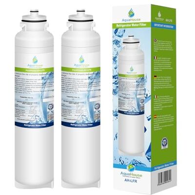 AquaHouse 2x AH-LFR filtre à eau pour LG M7251242FR-06, Ultimate Water Filter, ADQ32617701, M7251242F-06, M7251253F-06, M7251253FR-06, ADQ32617703, GRP2470ACM Compatible - Publicité AquaHouse 2x AH-LFR filtre à eau pour LG M7251242FR-06, Ultimate Water Filter, ADQ32617701, M7251242F-06, M7251253F-06, M7251253FR-06, ADQ32617703, GRP2470ACM Compatible - Publicité