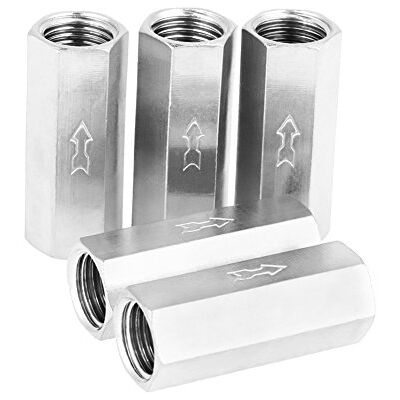 Walfront 5Pcs Clapet Anti-Retour, 1/4 "Femelle Filetée Port Complet 1Voie Air Valve Accessoire pour Pompe à Air - Publicité Walfront 5Pcs Clapet Anti-Retour, 1/4 "Femelle Filetée Port Complet 1Voie Air Valve Accessoire pour Pompe à Air - Publicité