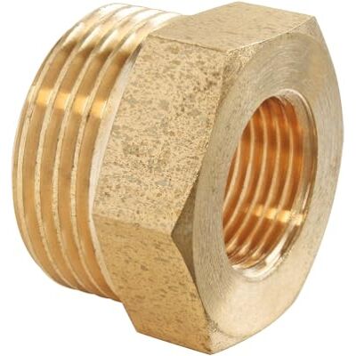Somatherm - Brass Reducer - 3/4 M - 3/8 F - Fitting - Publicité Somatherm - Brass Reducer - 3/4 M - 3/8 F - Fitting - Publicité