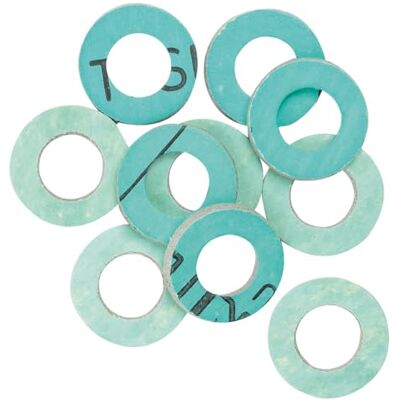Schläfer 1824012 Lot de 10 Joints en Fibre Vert 15/21 Joints plats FASIT 1/2 (18,5x11x2)- Étanchéité pour installations sous Vibrations, températures extrêmes et Fortes Pressions jusqu'à 100 Bars - Publicité Schläfer 1824012 Lot de 10 Joints en Fibre Vert 15/21 Joints plats FASIT 1/2 (18,5x11x2)- Étanchéité pour installations sous Vibrations, températures extrêmes et Fortes Pressions jusqu'à 100 Bars - Publicité