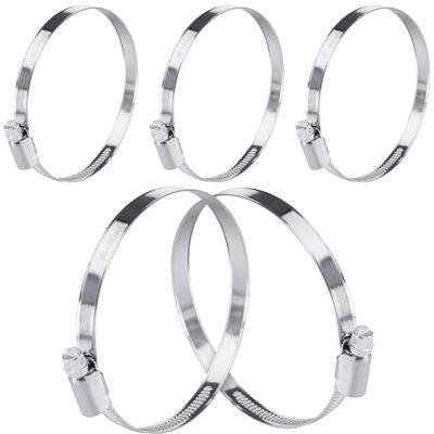 POPPSTAR 5 Colliers de Serrage en Acier inoxydable 60-80mm avec Largeur de bande 9mm, qualité W4 - Publicité POPPSTAR 5 Colliers de Serrage en Acier inoxydable 60-80mm avec Largeur de bande 9mm, qualité W4 - Publicité