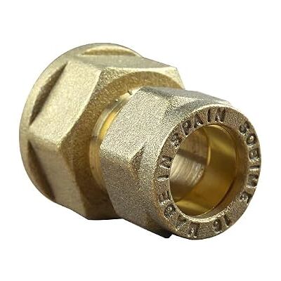 Anjou Connectique Arcanaute Raccord laiton bicône Raccord bicône droit Femelle 3/4" (20/27)-Cuivre 16 - Publicité Anjou Connectique Arcanaute Raccord laiton bicône Raccord bicône droit Femelle 3/4" (20/27)-Cuivre 16 - Publicité