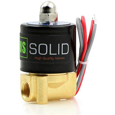 U.S. Solid 24V AC 1/4” G Electrique Électrovanne Laiton Normalement fermé "NC" Solenoid Valve entraînement direct Air Eau Huile - Publicité U.S. Solid 24V AC 1/4” G Electrique Électrovanne Laiton Normalement fermé "NC" Solenoid Valve entraînement direct Air Eau Huile - Publicité
