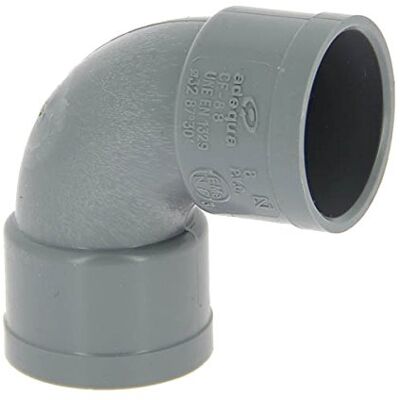 Adequa systèmes évacuation – Coude 87,5 PVC cf-88 raccords femelle/femelle Ø 32 - Publicité Adequa systèmes évacuation – Coude 87,5 PVC cf-88 raccords femelle/femelle Ø 32 - Publicité
