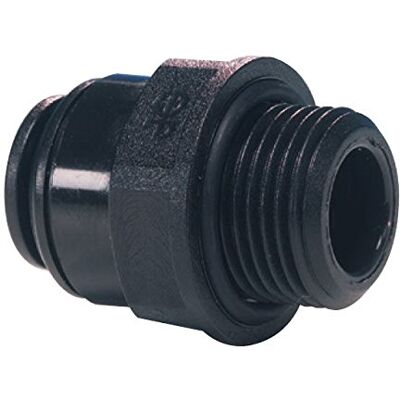 John Guest Raccord droit mâle métrique Tube 10 mm Filetage 3/8" cylindrique Paquet de 1 pièce - Publicité John Guest Raccord droit mâle métrique Tube 10 mm Filetage 3/8" cylindrique Paquet de 1 pièce - Publicité