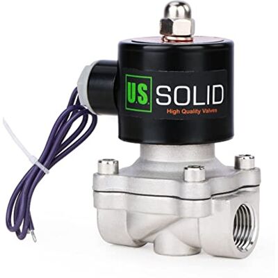 U.S. Solid 12 V DC 1/2" G Electrique Électrovanne acier inoxydable Normalement fermé "NC" Solenoid Valve entraînement direct Air Eau Huile - Publicité U.S. Solid 12 V DC 1/2" G Electrique Électrovanne acier inoxydable Normalement fermé "NC" Solenoid Valve entraînement direct Air Eau Huile - Publicité