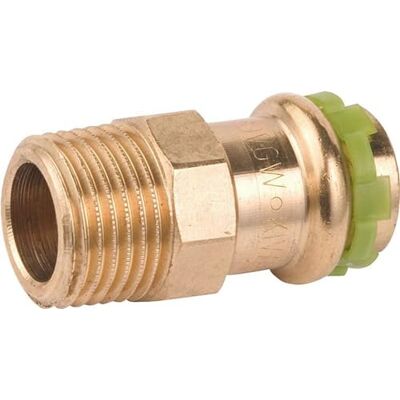 Comap Raccord laiton droit à sertir M 3/4 Ø 22 mm - Publicité Comap Raccord laiton droit à sertir M 3/4 Ø 22 mm - Publicité