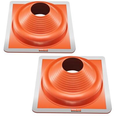 VEVOR Solin de Toit pour Tuyaux 170-355 mm Étanchéité Toiture Flexible Silicone, Lot de 2, Base Carrée en Métal, Haute Température -74℃-225℃, pour Cheminée, Poêle à Bois, Tuyaux d'Aération Extérieur - Publicité VEVOR Solin de Toit pour Tuyaux 170-355 mm Étanchéité Toiture Flexible Silicone, Lot de 2, Base Carrée en Métal, Haute Température -74℃-225℃, pour Cheminée, Poêle à Bois, Tuyaux d'Aération Extérieur - Publicité