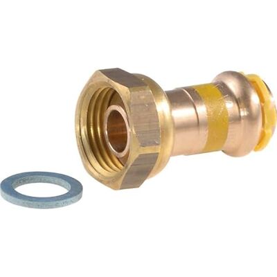 Comap Manchon droit écrou tournant gaz Ø 22 mm F 3/4' Aalberts Integrated Piping Systems - Publicité Comap Manchon droit écrou tournant gaz Ø 22 mm F 3/4' Aalberts Integrated Piping Systems - Publicité