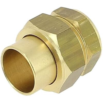 Anjou Connectique - Raccord laiton à souder Raccord union 3 pièces 340 GCU femelle 3/4"(20/27) Tube Cuivre Ø22 - Publicité Anjou Connectique - Raccord laiton à souder Raccord union 3 pièces 340 GCU femelle 3/4"(20/27) Tube Cuivre Ø22 - Publicité