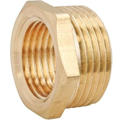 Somatherm - Hexagonal - 26/34 - 15/21 - Brass reducer ring - Publicité Somatherm - Hexagonal - 26/34 - 15/21 - Brass reducer ring - Publicité
