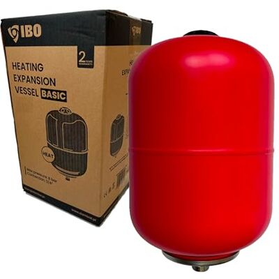 IBO Vase d'expansion 24 litres Membrane Vase d'expansion de pression 3/4" Chauffage central Pression de travail 8 bar Vase d'expansion à membrane Réservoir d'expansion - Publicité IBO Vase d'expansion 24 litres Membrane Vase d'expansion de pression 3/4" Chauffage central Pression de travail 8 bar Vase d'expansion à membrane Réservoir d'expansion - Publicité