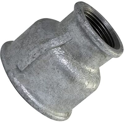 AERZETIX Réduction Femelle/Femelle 1 1/4'' x 3/4'' Zinguée en Fonte Raccord de Tuyau Fileté à Visser Plomberie-Chauffage Travaux Installation d'Eau Potable Manchon Alimentation C65100 - Publicité AERZETIX Réduction Femelle/Femelle 1 1/4'' x 3/4'' Zinguée en Fonte Raccord de Tuyau Fileté à Visser Plomberie-Chauffage Travaux Installation d'Eau Potable Manchon Alimentation C65100 - Publicité