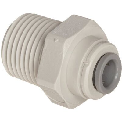 John Guest Adaptateur droit 0,6 cm Tube OD x 1 cm filetage mâle NPTF (un fourni) - Publicité John Guest Adaptateur droit 0,6 cm Tube OD x 1 cm filetage mâle NPTF (un fourni) - Publicité