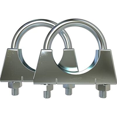 AUPROTEC 2x Collier d'échappement M8 Lot de Colliers de serrage Ø 38 mm - Publicité AUPROTEC 2x Collier d'échappement M8 Lot de Colliers de serrage Ø 38 mm - Publicité