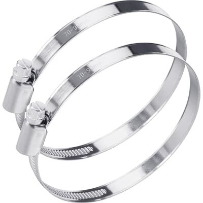 POPPSTAR 2 Colliers de Serrage en Acier inoxydable 70-90mm avec Largeur de bande 9mm, qualité W4 - Publicité POPPSTAR 2 Colliers de Serrage en Acier inoxydable 70-90mm avec Largeur de bande 9mm, qualité W4 - Publicité