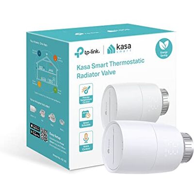 TP-Link Kasa KE100 Vanne de radiateur Intelligente, économie d'énergie, Affichage LED, Programme TRV Intelligent, Fonctionne avec Alexa et Google Home, Installation Facile (KE100) - Publicité TP-Link Kasa KE100 Vanne de radiateur Intelligente, économie d'énergie, Affichage LED, Programme TRV Intelligent, Fonctionne avec Alexa et Google Home, Installation Facile (KE100) - Publicité
