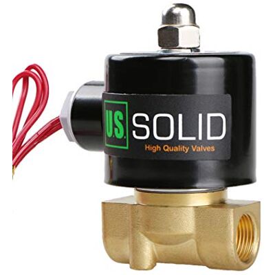 U.S. Solid 24V AC 3/8" G Electrique Électrovanne Laiton Normalement fermé "NC" Solenoid Valve entraînement direct Air Eau Huile - Publicité U.S. Solid 24V AC 3/8" G Electrique Électrovanne Laiton Normalement fermé "NC" Solenoid Valve entraînement direct Air Eau Huile - Publicité