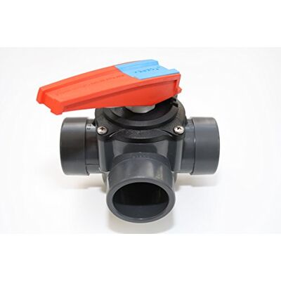 Cepex Vanne à plusieurs voies en PVC Vanne 3 voies 50/63mm Lot de 3 manchons adhésifs - Publicité Cepex Vanne à plusieurs voies en PVC Vanne 3 voies 50/63mm Lot de 3 manchons adhésifs - Publicité