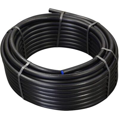 Jardibric Tuyau Polyéthylène Eau Potable Ø 20 mm Couronne 50 m Pression 16 Bars Filet Bleu - Publicité Jardibric Tuyau Polyéthylène Eau Potable Ø 20 mm Couronne 50 m Pression 16 Bars Filet Bleu - Publicité