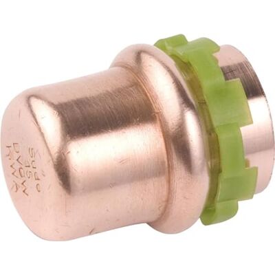Comap bouchon à sertir pour tube cuivre diamètre 22 mm 5301vw22 - Publicité Comap bouchon à sertir pour tube cuivre diamètre 22 mm 5301vw22 - Publicité