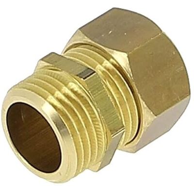 Anjou Connectique Arcanaute Raccord laiton bicône Raccord bicône droit Mâle 1/2" (15/21)-Cuivre 16 - Publicité Anjou Connectique Arcanaute Raccord laiton bicône Raccord bicône droit Mâle 1/2" (15/21)-Cuivre 16 - Publicité