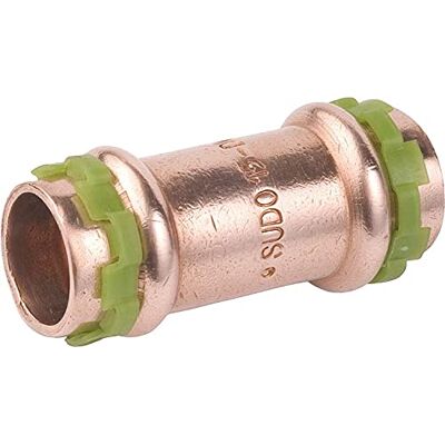Comap Raccord cuivre droit à sertir Femelle Ø 22 mm - Publicité Comap Raccord cuivre droit à sertir Femelle Ø 22 mm - Publicité