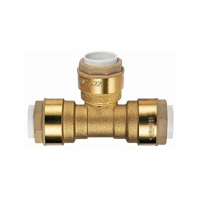 CODITAL - Push-it 18mm Tee - 18mm - Push-fit - Raccord de tuyauterie - Publicité CODITAL - Push-it 18mm Tee - 18mm - Push-fit - Raccord de tuyauterie - Publicité