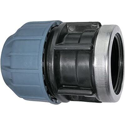 AERZETIX Manchon Adaptateur Fileté Réducteur de Compression Droit Raccord Filetage Femelle 1 1/2" pour Tuyau Ø40mm en Polypropylène Connecteur Réparateur - Publicité AERZETIX Manchon Adaptateur Fileté Réducteur de Compression Droit Raccord Filetage Femelle 1 1/2" pour Tuyau Ø40mm en Polypropylène Connecteur Réparateur - Publicité