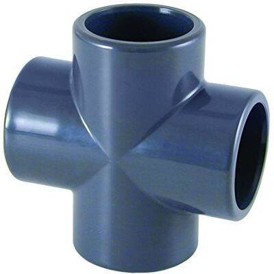 Boni-Shop Manchon en PVC Croix en U 40 mm PN16 - Publicité Boni-Shop Manchon en PVC Croix en U 40 mm PN16 - Publicité