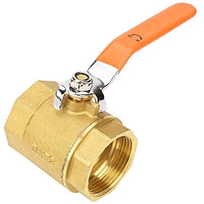 Walfront Robinet à Tournant Sphérique en Laiton BSP, DN32 1.6MPa 1-1/4-inch Vanne d'Arrêt à Robinet à Boisseau Sphérique à Filetage Femelle avec Poignée à Levier pour Gaz eau - Publicité Walfront Robinet à Tournant Sphérique en Laiton BSP, DN32 1.6MPa 1-1/4-inch Vanne d'Arrêt à Robinet à Boisseau Sphérique à Filetage Femelle avec Poignée à Levier pour Gaz eau - Publicité