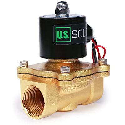 U.S. Solid Électrovanne 1" – Alliage de zinc, 220V AC, joint NBR, normalement fermé, pour eau, gaz, huile - Publicité U.S. Solid Électrovanne 1" – Alliage de zinc, 220V AC, joint NBR, normalement fermé, pour eau, gaz, huile - Publicité
