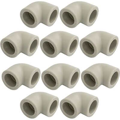 AERZETIX Lot de 10 Coudes 90° Femelle-Femelle en PPR Polypropylène Ø25 mm PN25 à Souder Raccord Tuyau pour Plomberie Chauffage Installation d'Eau Potable C66864 - Publicité AERZETIX Lot de 10 Coudes 90° Femelle-Femelle en PPR Polypropylène Ø25 mm PN25 à Souder Raccord Tuyau pour Plomberie Chauffage Installation d'Eau Potable C66864 - Publicité