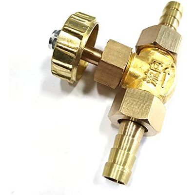 TopHomer 3/8 pouce Vanne à aiguille en laiton propane butane régulateur de gaz barbelé 1 MPa - Publicité TopHomer 3/8 pouce Vanne à aiguille en laiton propane butane régulateur de gaz barbelé 1 MPa - Publicité