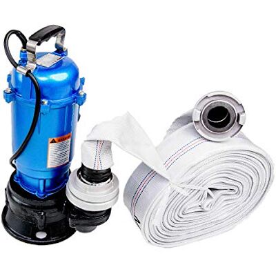 IBO Pompe à eau 550 W M avec couplage STORZ C de 2" et tuyau de 20 m - Publicité IBO Pompe à eau 550 W M avec couplage STORZ C de 2" et tuyau de 20 m - Publicité