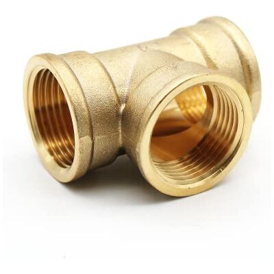 DOJA Barcelona Te Laiton Raccord Femelle T 90° Taille 3/4’’ en Laiton Connecteur en T pour Reducteur de Pression Eau, Stop Douche, Robinet Radiateur, Double Evacuation Machine a Laver - Publicité DOJA Barcelona Te Laiton Raccord Femelle T 90° Taille 3/4’’ en Laiton Connecteur en T pour Reducteur de Pression Eau, Stop Douche, Robinet Radiateur, Double Evacuation Machine a Laver - Publicité