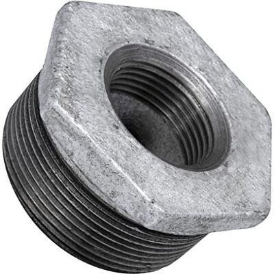 AERZETIX Réduction Mâle/Femelle 2''x1'' Zinguée en Fonte Raccord de Tuyau Fileté à Butée Intérieure à Visser Mamelon Réduit Plomberie-Chauffage pour Installation d'Eau - Publicité AERZETIX Réduction Mâle/Femelle 2''x1'' Zinguée en Fonte Raccord de Tuyau Fileté à Butée Intérieure à Visser Mamelon Réduit Plomberie-Chauffage pour Installation d'Eau - Publicité