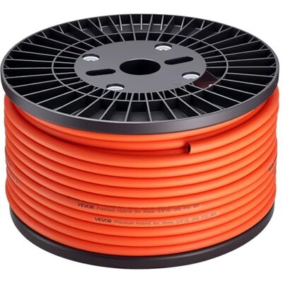 VEVOR Tuyau Air Comprimé 9,53 mm x 76,2 m Tuyau de Compresseur d'Air Hybride Tuyaux Pneumatiques 20,6 bar Résistants aux Torsions 3 Couches pour Auto Maison, Flexibilité Toutes Saisons (Sans Raccords) - Publicité VEVOR Tuyau Air Comprimé 9,53 mm x 76,2 m Tuyau de Compresseur d'Air Hybride Tuyaux Pneumatiques 20,6 bar Résistants aux Torsions 3 Couches pour Auto Maison, Flexibilité Toutes Saisons (Sans Raccords) - Publicité