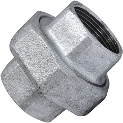 AERZETIX Union Femelle-Femelle 1 1/4" en Fonte Raccord de Tuyau à Joint Fileté à Visser Finition Zinguée Plomberie Chauffage Travaux Installation d'Eau Alimentation Compteur d'Eau C65043 - Publicité AERZETIX Union Femelle-Femelle 1 1/4" en Fonte Raccord de Tuyau à Joint Fileté à Visser Finition Zinguée Plomberie Chauffage Travaux Installation d'Eau Alimentation Compteur d'Eau C65043 - Publicité