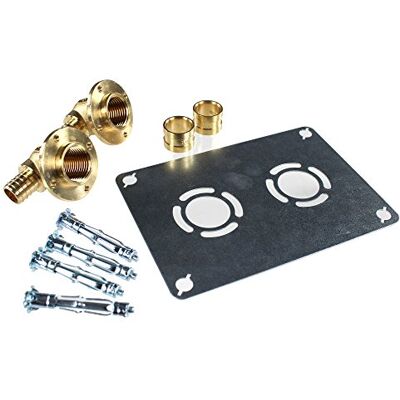 Watts Raccord à glissement Sortie de cloison ROBIFIX (EVIER / LAVABO) entraxe 60mm PER Ø16 raccord à Glissement Femelle 1/2" (15/21) - Publicité Watts Raccord à glissement Sortie de cloison ROBIFIX (EVIER / LAVABO) entraxe 60mm PER Ø16 raccord à Glissement Femelle 1/2" (15/21) - Publicité
