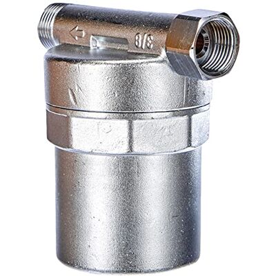 Caleffi 525130 Amortisseur de Coup de bélier, Anti-Choc pour lavabos et Machines à Laver, Calotte 3/8" F x 3/8" M, Chrome, Chromée - Publicité Caleffi 525130 Amortisseur de Coup de bélier, Anti-Choc pour lavabos et Machines à Laver, Calotte 3/8" F x 3/8" M, Chrome, Chromée - Publicité